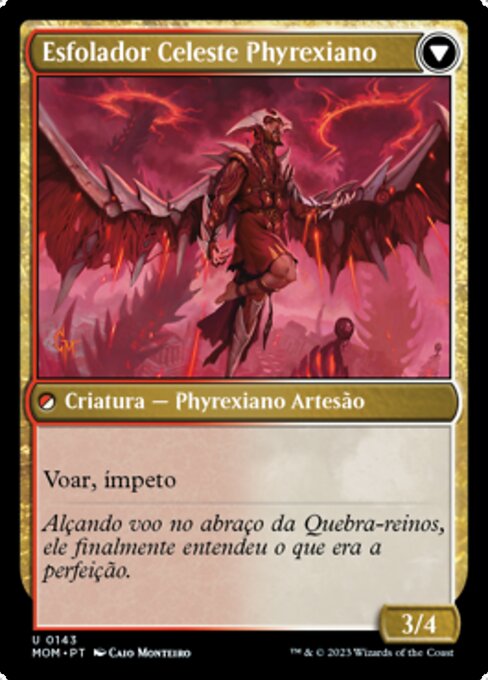 Harried Artisan // Phyrexian Skyflayer - Verso