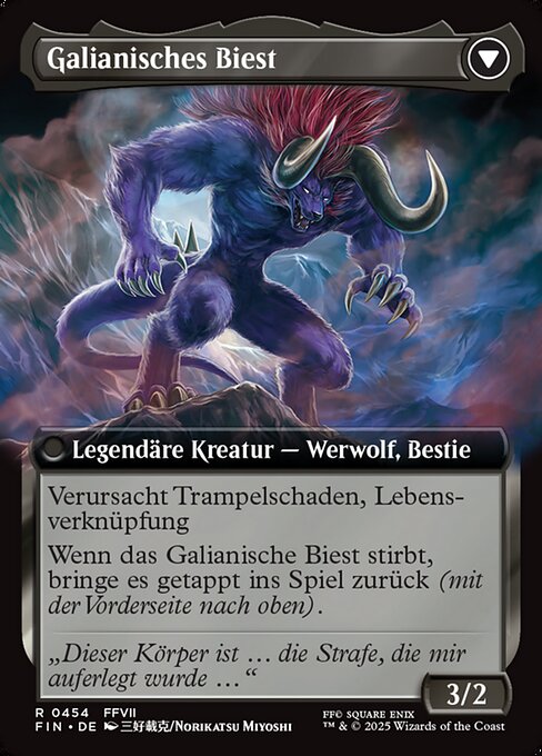 Vincent Valentine // Galian Beast - Verso
