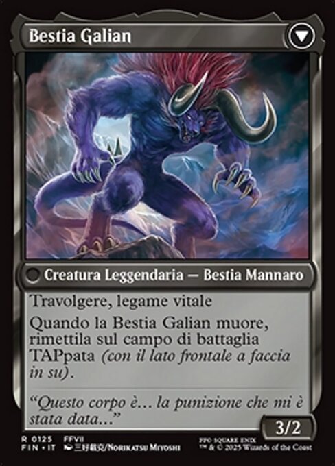 Vincent Valentine // Galian Beast - Verso
