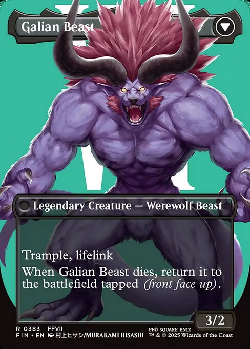 Vincent Valentine // Galian Beast - Verso