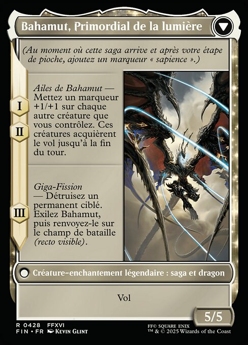 Dion, Bahamut's Dominant // Bahamut, Warden of Light - Verso