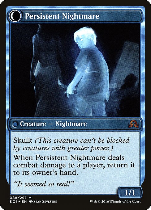 Startled Awake // Persistent Nightmare - Verso