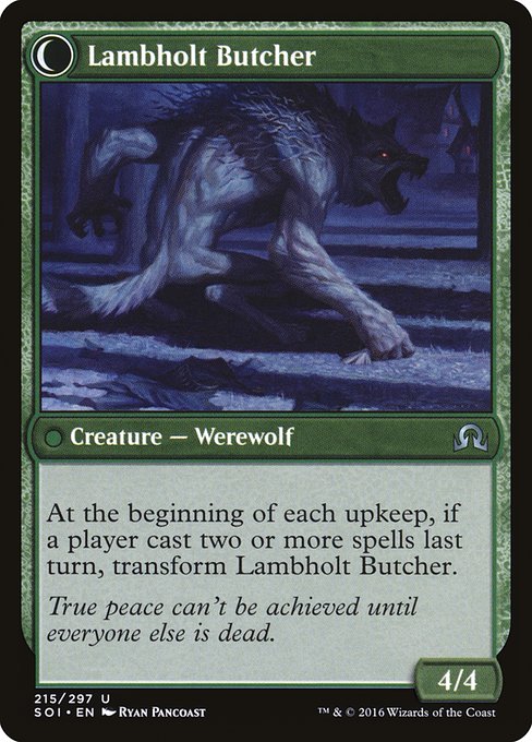 Lambholt Pacifist // Lambholt Butcher - Verso