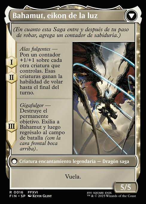 Dion, Bahamut's Dominant // Bahamut, Warden of Light - Verso