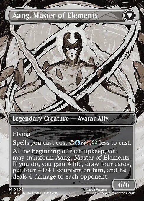 Avatar Aang // Aang, Master of Elements - Verso