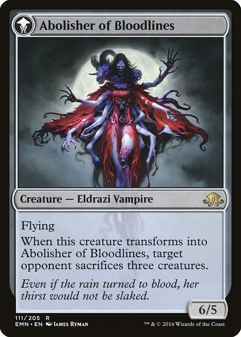 Voldaren Pariah // Abolisher of Bloodlines - Verso