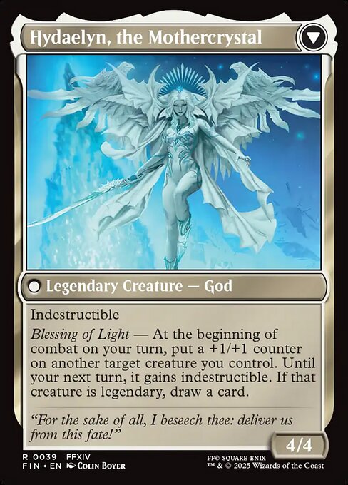 Venat, Heart of Hydaelyn // Hydaelyn, the Mothercrystal - Verso
