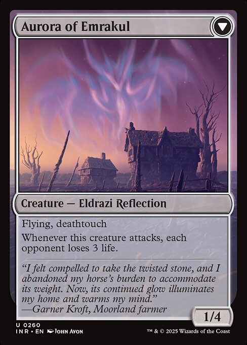 Cryptolith Fragment // Aurora of Emrakul - Verso