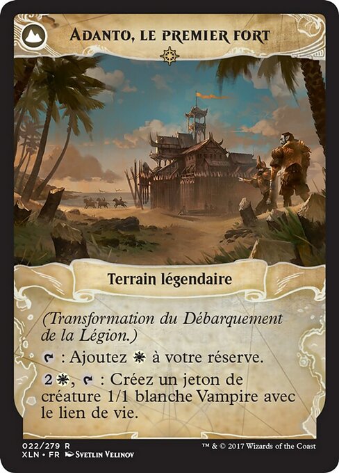 Legion's Landing // Adanto, the First Fort - Verso