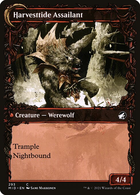 Harvesttide Infiltrator // Harvesttide Assailant - Verso