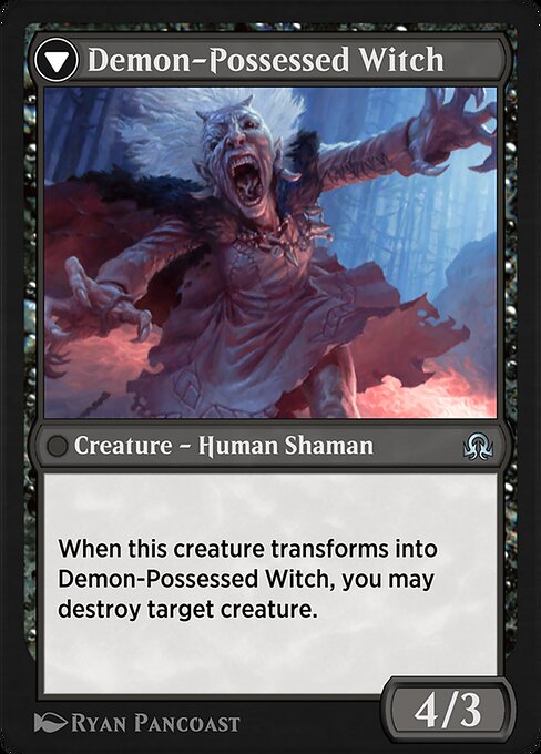 Kindly Stranger // Demon-Possessed Witch - Verso
