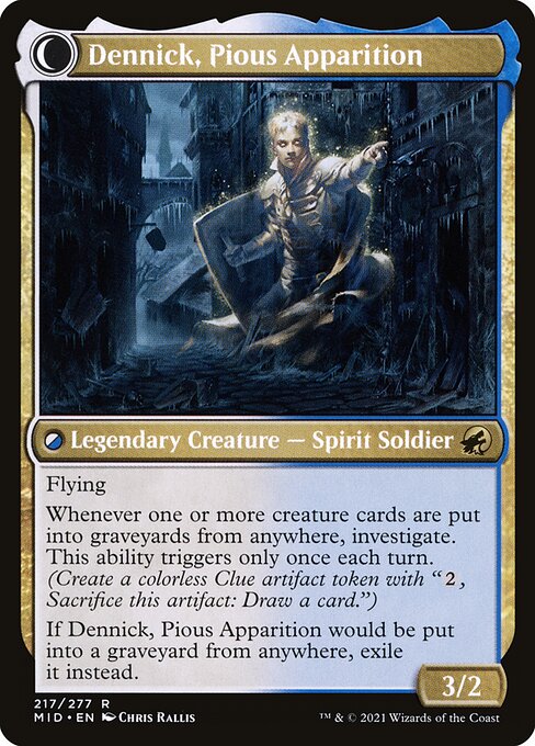 Dennick, Pious Apprentice // Dennick, Pious Apparition - Verso
