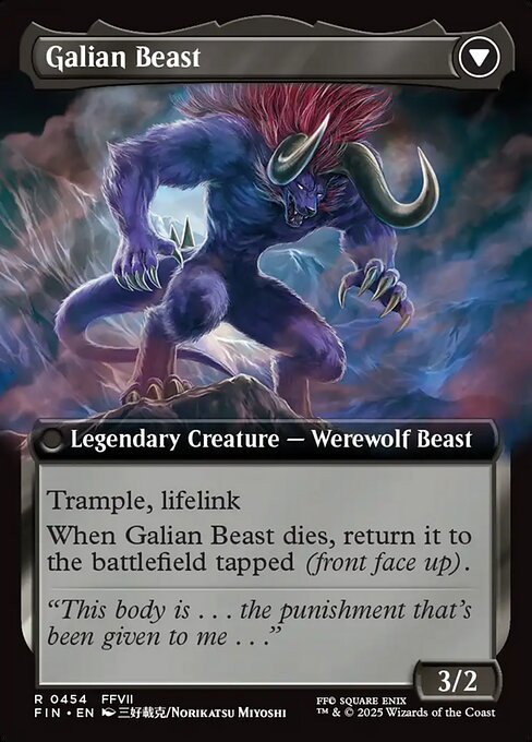 Vincent Valentine // Galian Beast - Verso