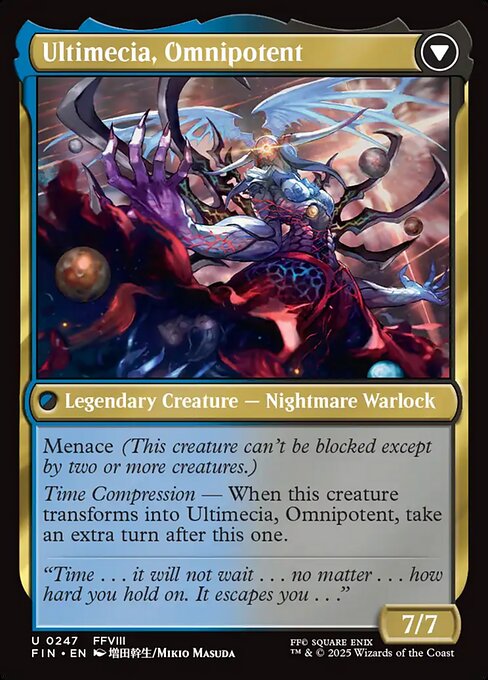 Ultimecia, Time Sorceress // Ultimecia, Omnipotent - Verso