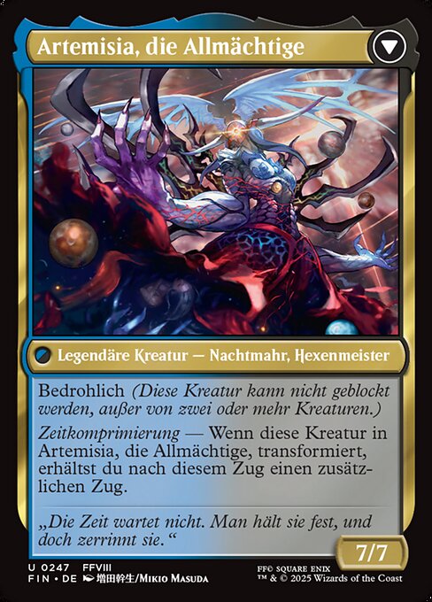 Ultimecia, Time Sorceress // Ultimecia, Omnipotent - Verso