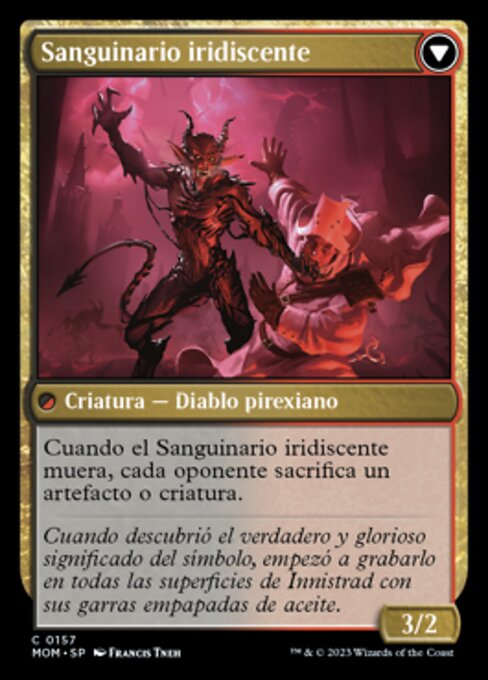 Pyretic Prankster // Glistening Goremonger - Verso