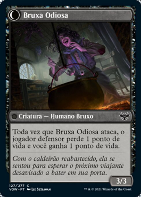 Ragged Recluse // Odious Witch - Verso