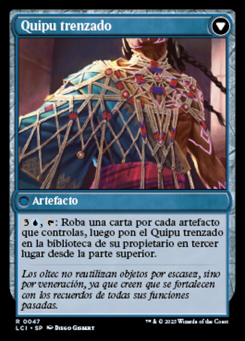 Braided Net // Braided Quipu - Verso