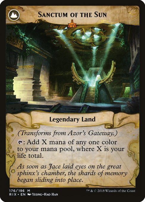 Azor's Gateway // Sanctum of the Sun - Verso