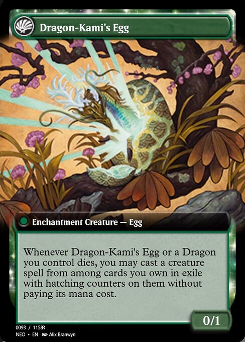 The Dragon-Kami Reborn // Dragon-Kami's Egg - Verso