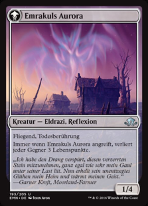 Cryptolith Fragment // Aurora of Emrakul - Verso