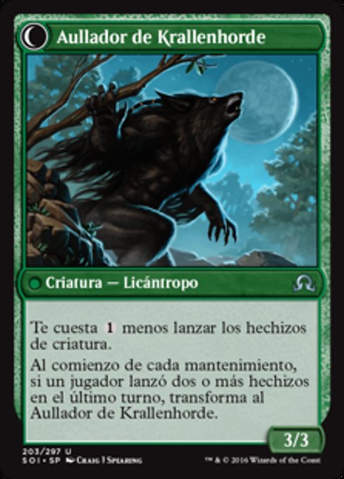 Duskwatch Recruiter // Krallenhorde Howler - Verso