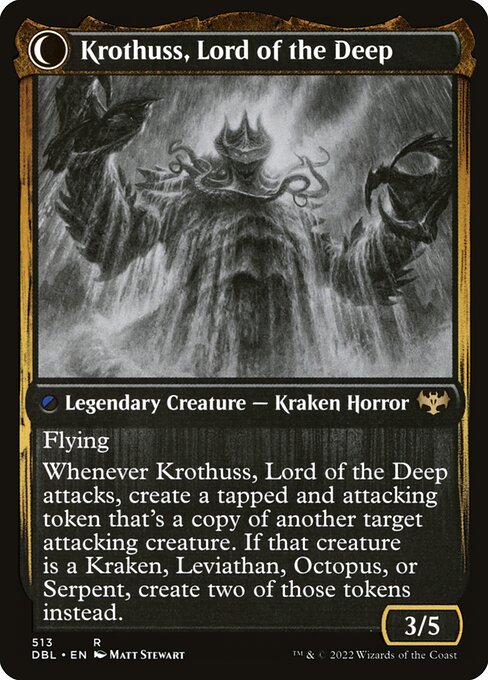 Runo Stromkirk // Krothuss, Lord of the Deep - Verso