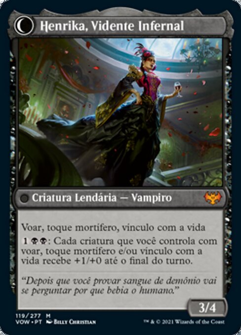 Henrika Domnathi // Henrika, Infernal Seer - Verso