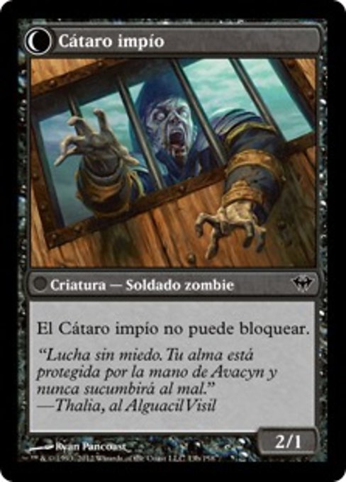 Loyal Cathar // Unhallowed Cathar - Verso