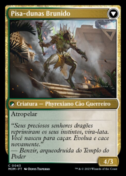 Tarkir Duneshaper // Burnished Dunestomper - Verso