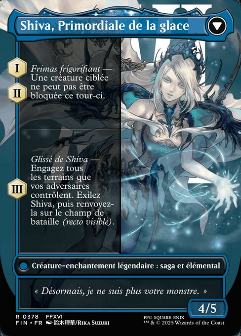 Jill, Shiva's Dominant // Shiva, Warden of Ice - Verso