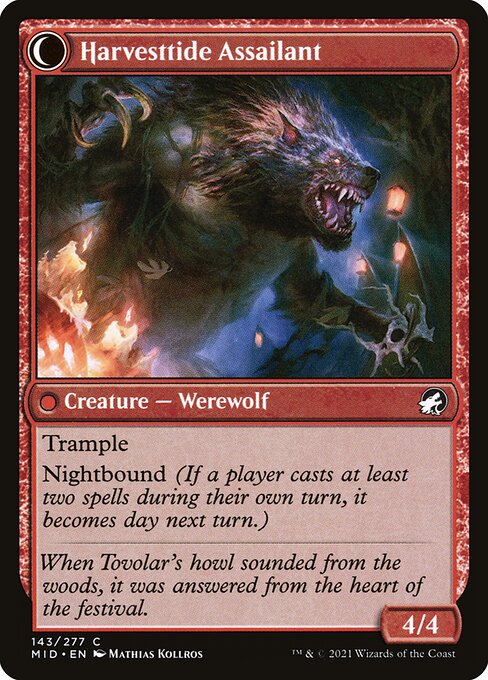 Harvesttide Infiltrator // Harvesttide Assailant - Verso