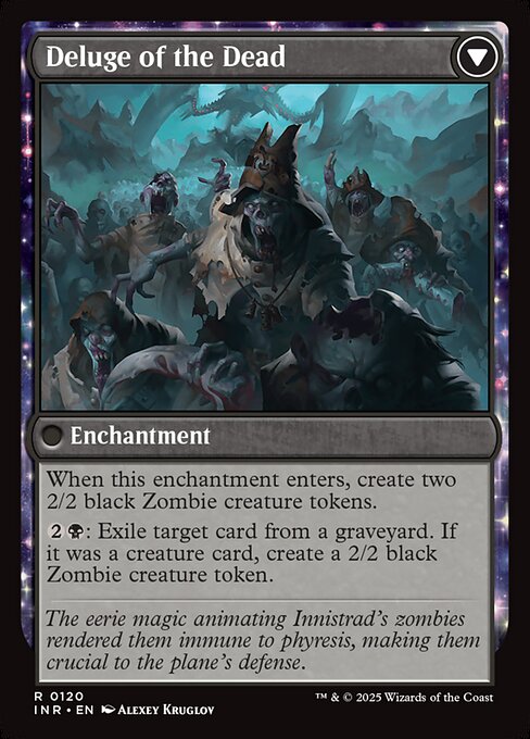 Invasion of Innistrad // Deluge of the Dead - Verso