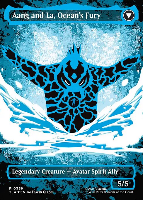 Aang, Swift Savior // Aang and La, Ocean's Fury - Verso