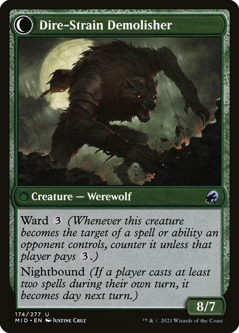 Burly Breaker // Dire-Strain Demolisher - Verso