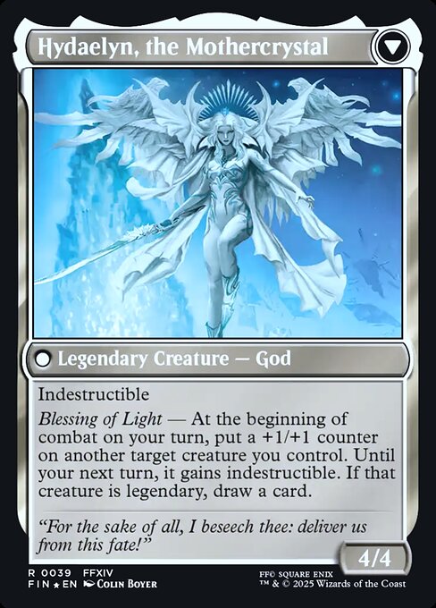 Venat, Heart of Hydaelyn // Hydaelyn, the Mothercrystal - Verso