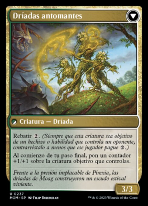 Invasion of Moag // Bloomwielder Dryads - Verso