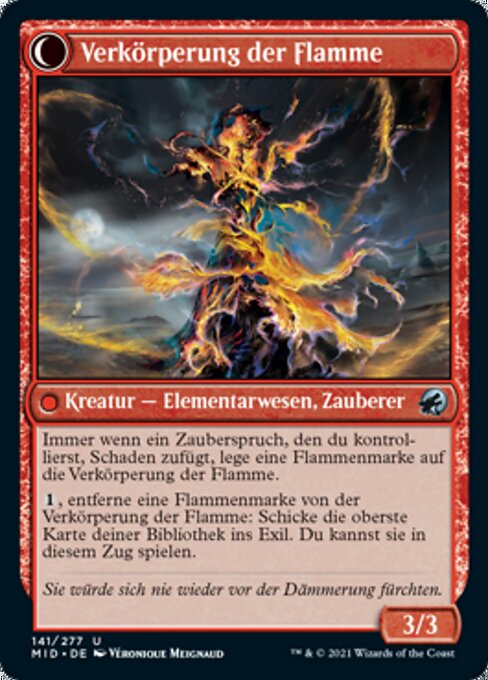 Flame Channeler // Embodiment of Flame - Verso