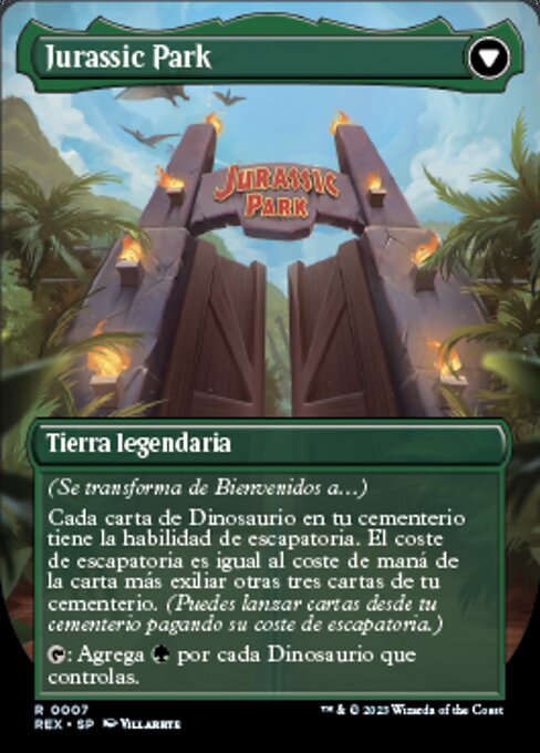 Welcome to . . . // Jurassic Park - Verso