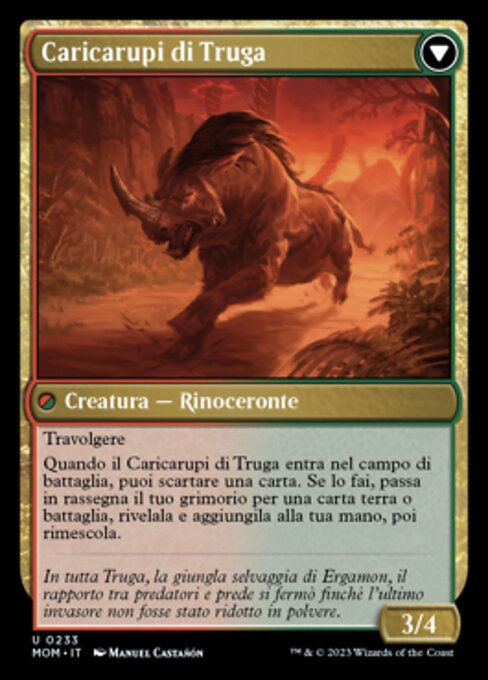 Invasion of Ergamon // Truga Cliffcharger - Verso