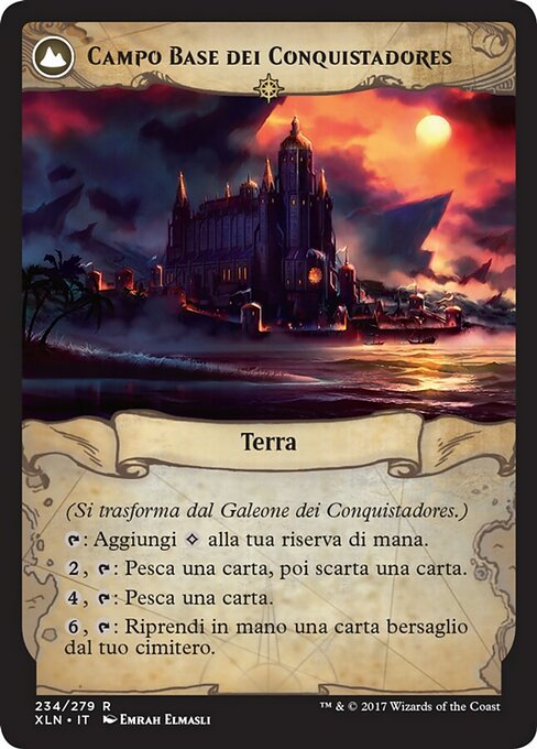 Conqueror's Galleon // Conqueror's Foothold - Verso