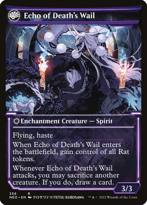 Tribute to Horobi // Echo of Death's Wail - Verso