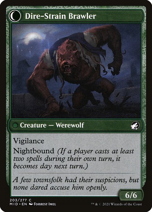 Tireless Hauler // Dire-Strain Brawler - Verso