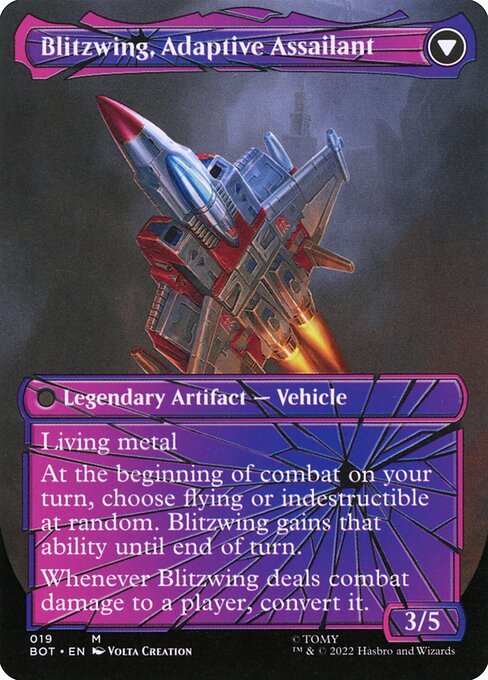 Blitzwing, Cruel Tormentor // Blitzwing, Adaptive Assailant - Verso
