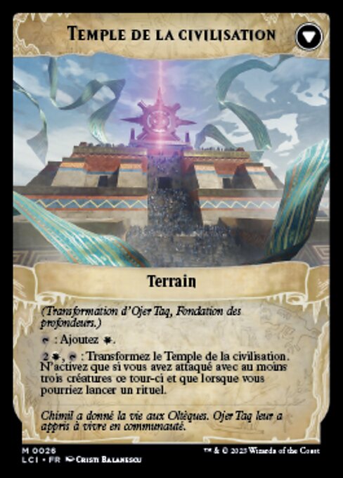 Ojer Taq, Deepest Foundation // Temple of Civilization - Verso