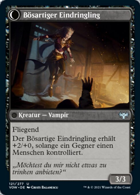 Innocent Traveler // Malicious Invader - Verso
