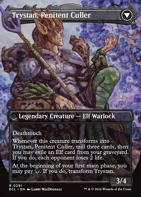 Trystan, Callous Cultivator // Trystan, Penitent Culler - Verso
