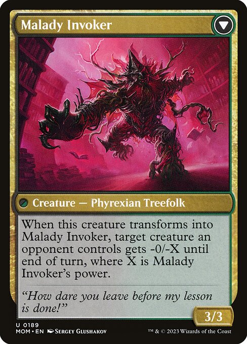 Herbology Instructor // Malady Invoker - Verso