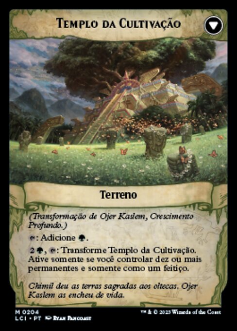 Ojer Kaslem, Deepest Growth // Temple of Cultivation - Verso