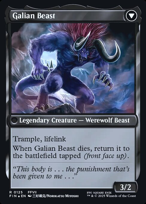 Vincent Valentine // Galian Beast - Verso